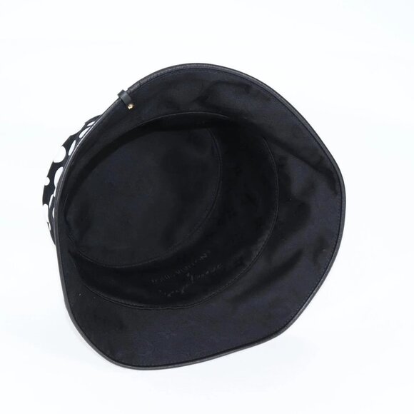 LOUIS VUITTON LVxYK Reversible Chapeau Infinity Hat Black M7072S Auth 138968A - Picture 7 of 12